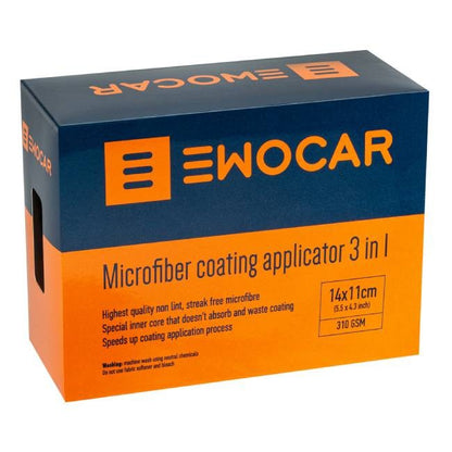Ewocar Microfiber Coating Applicator 3‑in‑1 (3 st.)