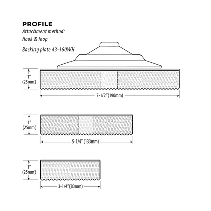 Blue Hybrid Knitted Wool Pad