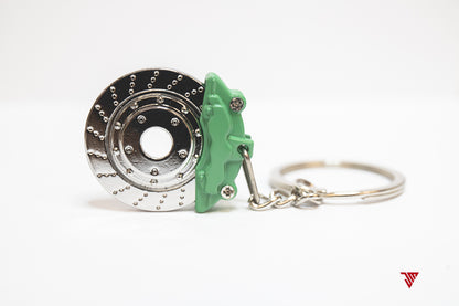Keychain Brake Caliper on Brake Disc