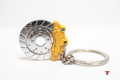 Keychain Brake Caliper on Brake Disc