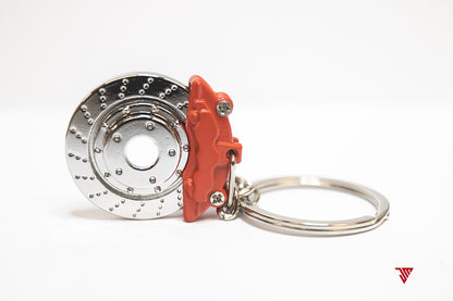 Keychain Brake Caliper on Brake Disc